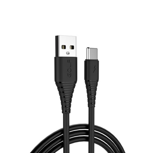 

GOLF GC-64c USB-C / Type-C to USB 3A Fast Charging USB Data Cable for Galaxy S8 & S8+ / LG G6 / Huawei P10 & P10 Plus / Xiaomi Mi 6 & Max 2 and other Smartphones (Black)