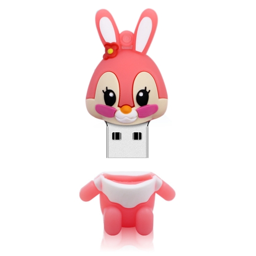 

MicroDrive 4GB USB 2.0 Creative Cute Rabbit U Disk (Pink)