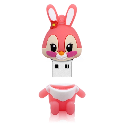 

MicroDrive 8GB USB 2.0 Creative Cute Rabbit U Disk (Pink)