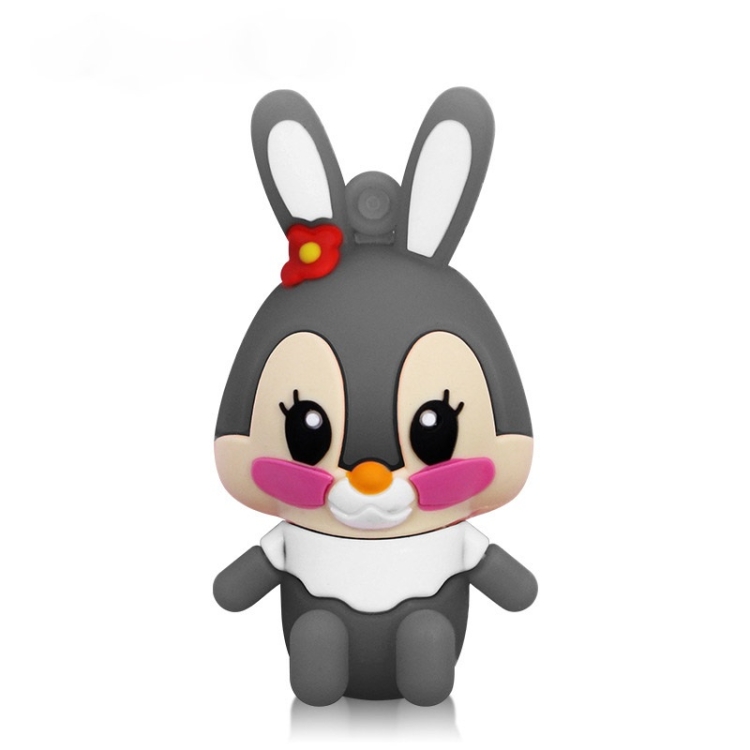 

MicroDrive 8GB USB 2.0 Creative Cute Rabbit U Disk (Grey)