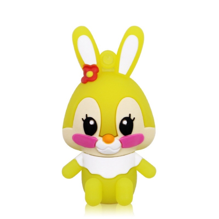 

MicroDrive 64GB USB 2.0 Creative Cute Rabbit U Disk (Yellow)