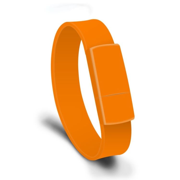 

MicroDrive 8GB USB 2.0 Fashion Bracelet Wristband U Disk (Orange)