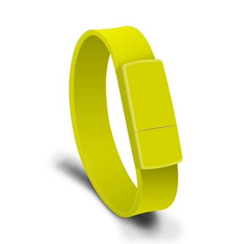 

MicroDrive 16GB USB 2.0 Fashion Bracelet Wristband U Disk (Yellow)