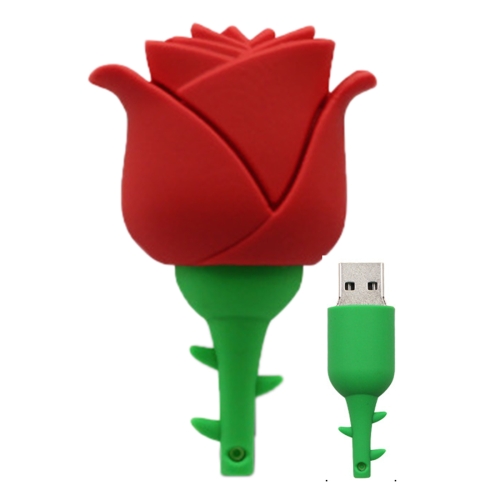 

MicroDrive 16GB USB 2.0 Creative Rose U Disk (Red)