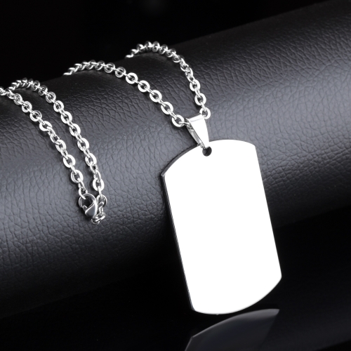 

OPK Stainless Steel Non-fading Tag Pendant(Thickness 3mm)