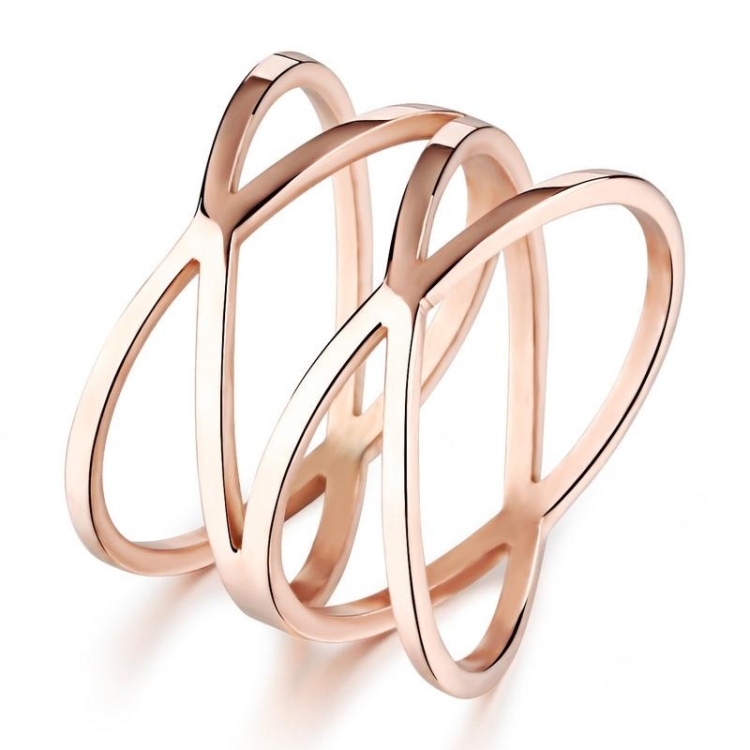 

OPK Electroplated Bird Nest Hollow Design Fashion Ring for Women (Color:Rose Gold Size:6)