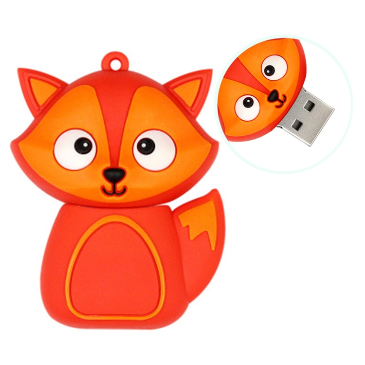 

MicroDrive 64GB USB 2.0 Creative Cute Fox U Disk