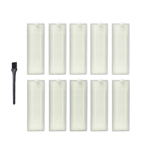 

XI268 10 PCS I259 Filter+ G101 Small Black Brush for ILIFE A7 A9