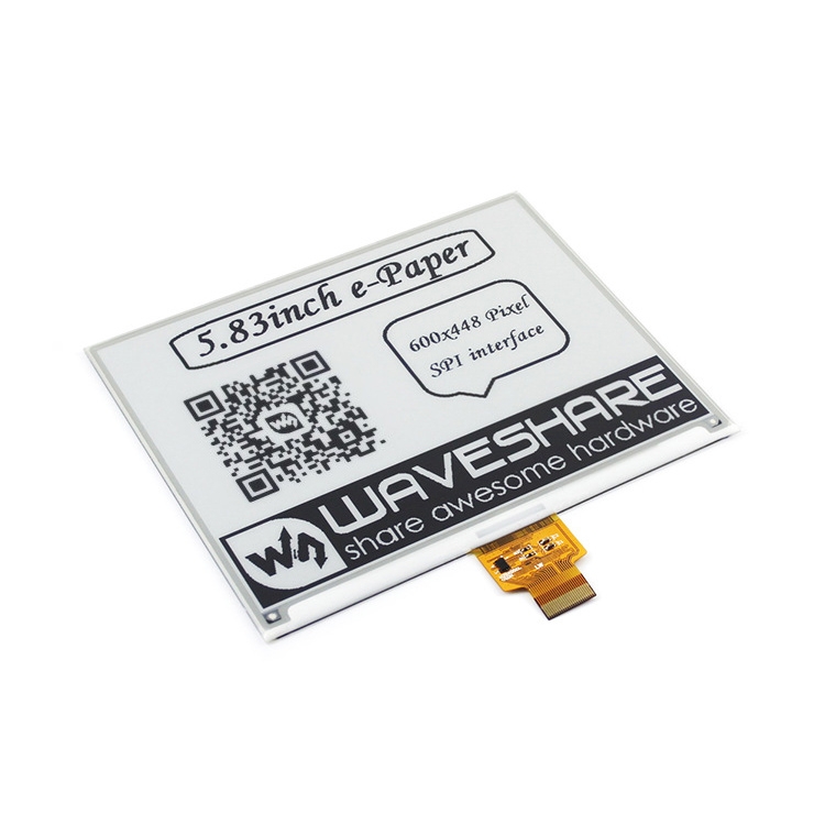 

Waveshare 600x448, 5.83inch E-Ink raw display