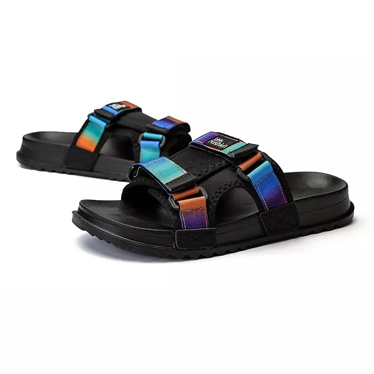 

Fashion Trend Soft and Comfortable Wear-resistant Non-slip Slippers for Men (Color:Fluorescent Blue Size:40)
