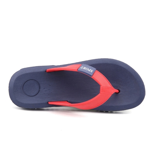 

Sports Casual Soft and Comfortable Flip Flops Beach Shoes for Men (Color:Blue Size:45)