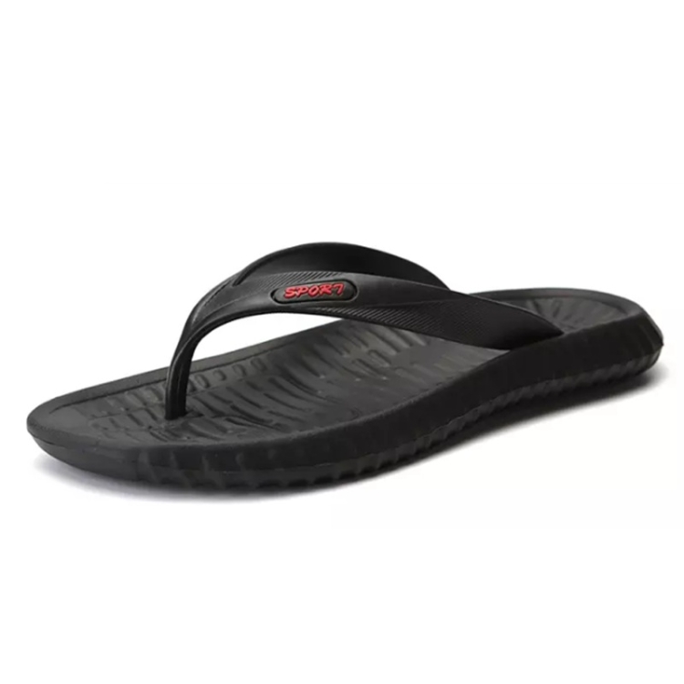 

Simple and Stylish Casual Wild Flip-flops for Men (Color:Black Size:45)