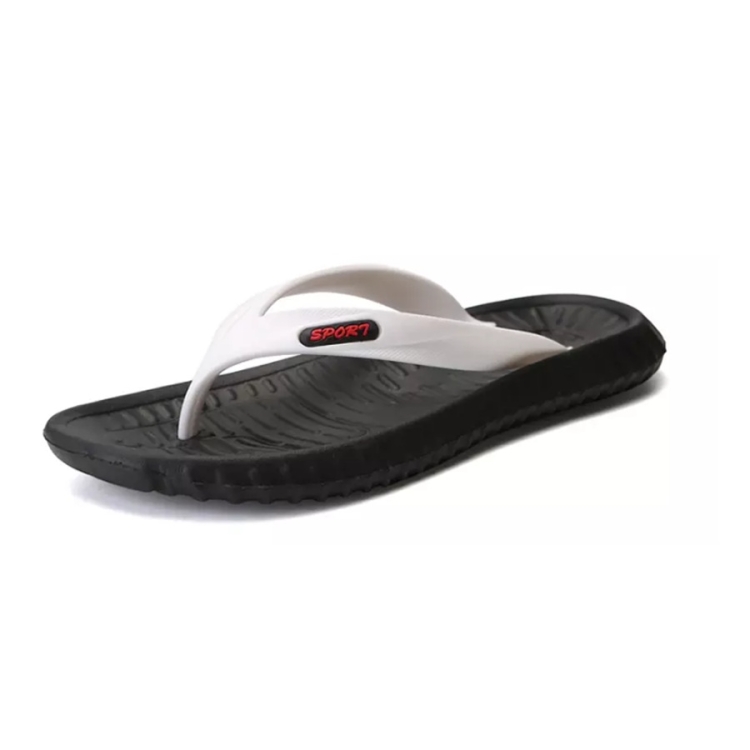 

Simple and Stylish Casual Wild Flip-flops for Men (Color:White Size:42)
