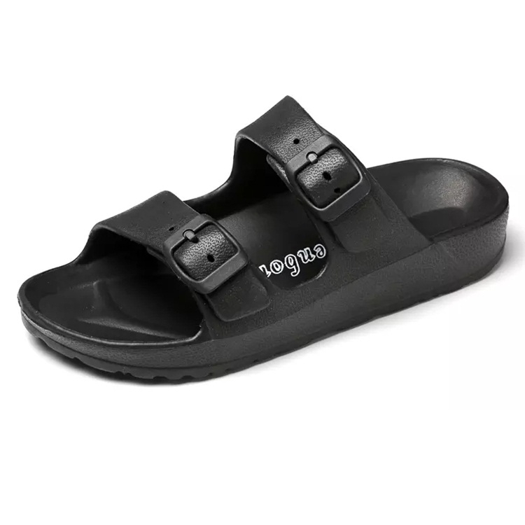 

Soft Lightweight Non-slip Wear-resistant Thick-bottom Home Casual Slippers for Women (Color:Black Size:39)