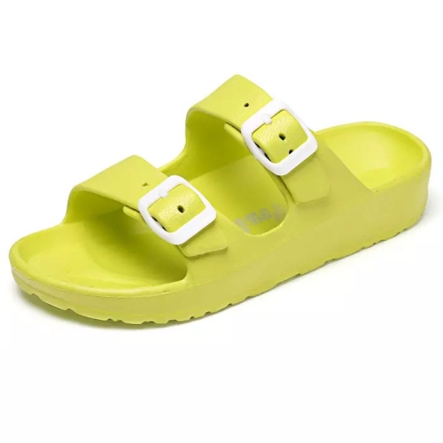 

Soft Lightweight Non-slip Wear-resistant Thick-bottom Home Casual Slippers for Women (Color:Green Size:38)