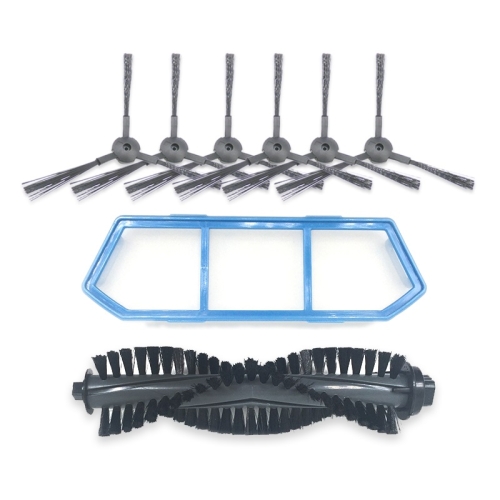 

XI228 3 Pairs K614 Side Brushes + I205 Initial Effect Filter + I203 Main Brush Set for ILIFE A4S