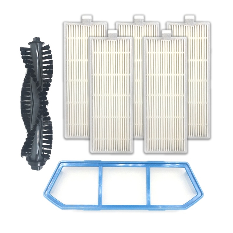 

XI231 I205 Primary Filter + 5 PCS I207 Filter + I203 Main Brush Set for ILIFE A4S