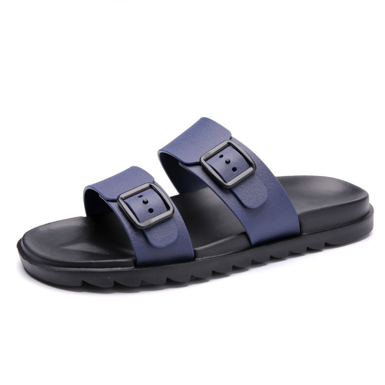 

Stylish Lightweight Non-slip Wearable Slippers Beach Shoes for Men (Color:Blue Size:40)
