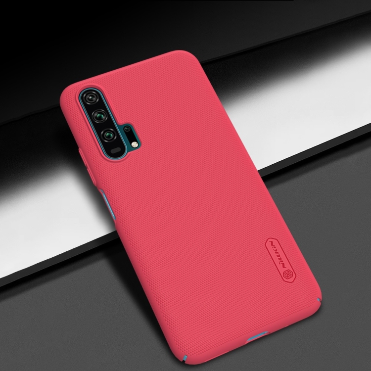 

NILLKIN Frosted Shield Concave-convex Texture PC Protective Case Back Cover for Huawei Honor 20 Pro (Red)