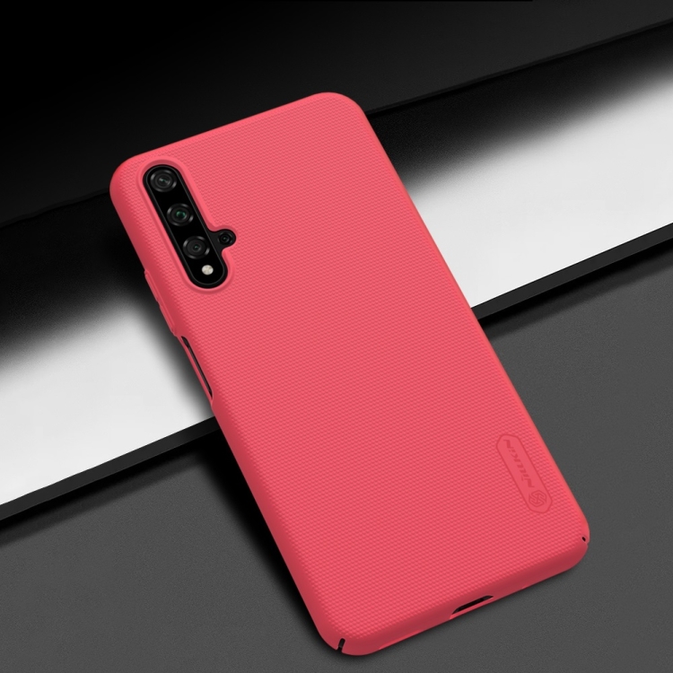 

NILLKIN Frosted Shield Concave-convex Texture PC Protective Case Back Cover for Huawei Honor 20 (Red)