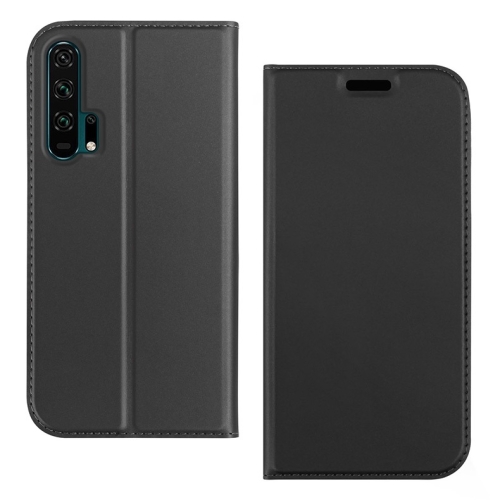 

DZGOGO ISKIN Series Slight Frosted PU+ TPU Case for for Huawei Honor 20 Pro, with Holder & Card Slot & Wallet (Grey)
