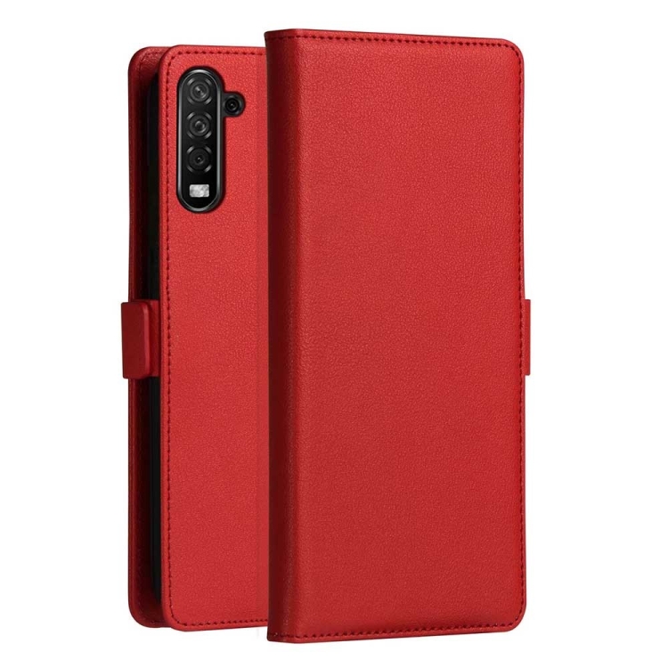 

DZGOGO MILO Series PC + PU Horizontal Flip Leather Case for Galaxy Note 10, with Holder & Card Slot & Wallet (Red)