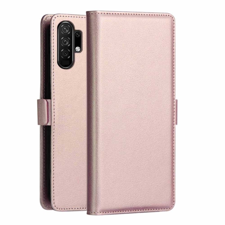 

DZGOGO MILO Series PC + PU Horizontal Flip Leather Case for Galaxy Note 10 Pro, with Holder & Card Slot & Wallet (Rose Gold)