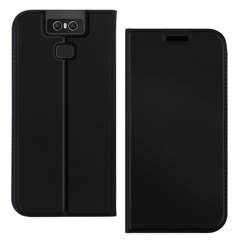 

DZGOGO ISKIN Series Slight Frosted PU+ TPU Case for ASUS Zenfone 6 ZS630KL, with Holder & Card Slot & Wallet