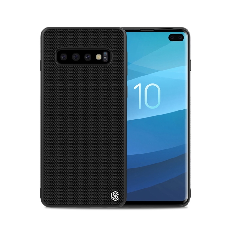 

NILLKIN 3D Textured Nylon Fiber TPU Case for Galaxy S10+ (Black)