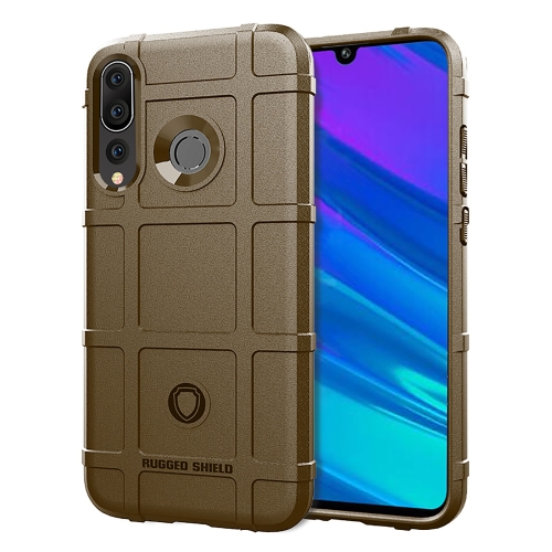 

Shockproof Rugged Shield Full Coverage Protective Silicone Case for Huawei Maimang 8 (Brown)