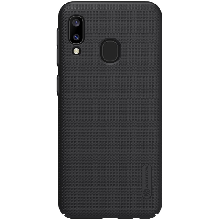 

NILLKIN Frosted Shield Concave-convex Texture PC Protective Case Back Cover for Galaxy A20e (Black)