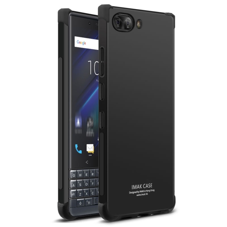 

IMAK All-inclusive Shockproof Airbag TPU Case for BlackBerry KEY 2 LE, with Screen Protector (Black)