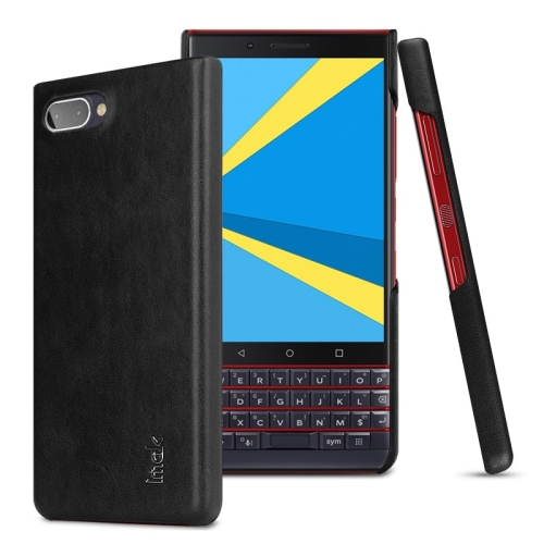 

IMAK Ruiyi Series Concise Slim PU + PC Protective Case for BlackBerry KEY 2 LE (Black)