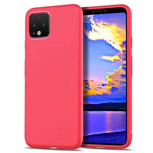 

Lenuo Leshen Series Stripe Texture TPU Case for Google Pixel 4 (Red)