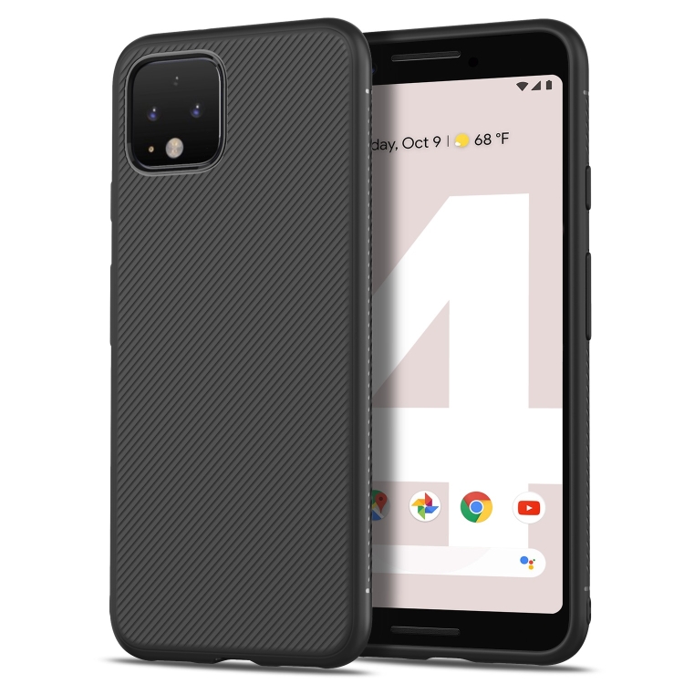 

Lenuo Leshen Series Stripe Texture TPU Case for Google Pixel 4XL (Black)