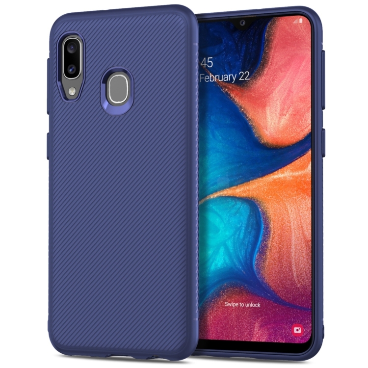

Lenuo Leshen Series Stripe Texture TPU Case for Galaxy A20e (Blue)