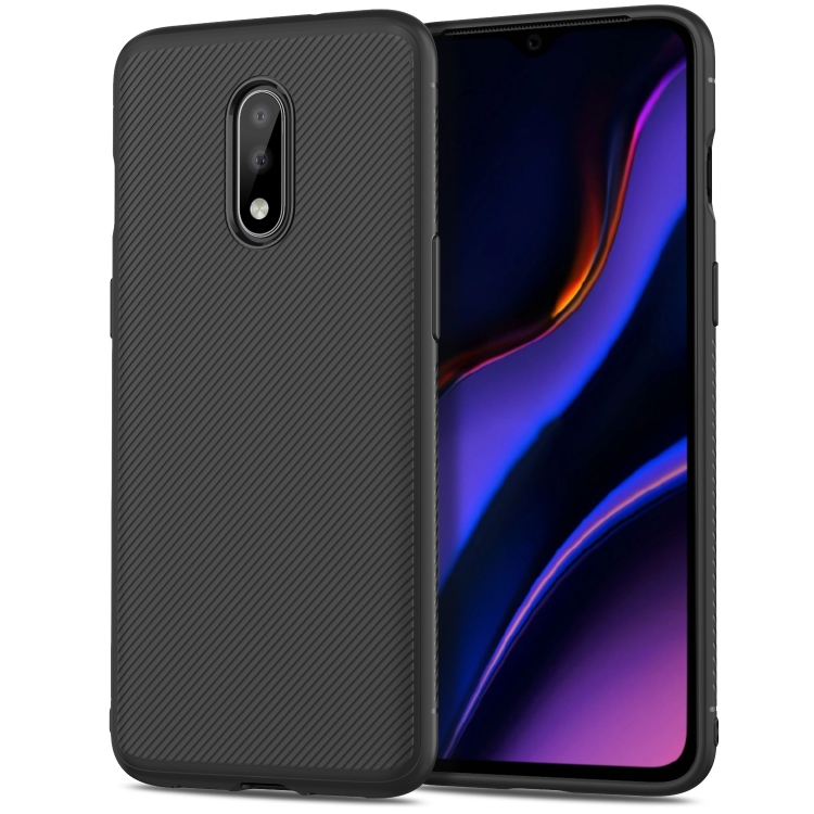 

Lenuo Leshen Series Stripe Texture TPU Case for OnePlus 7 (Black)