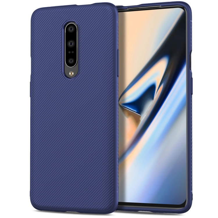 

Lenuo Leshen Series Stripe Texture TPU Case for OnePlus 7 Pro(Blue)