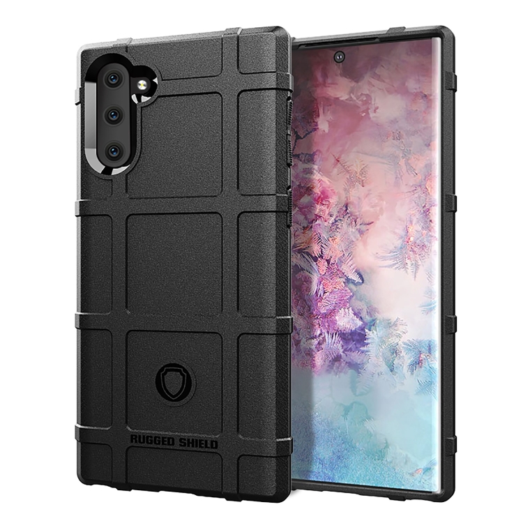

Shockproof Protector Cover Full Coverage Silicone Case for Galaxy Note 10 (Black)
