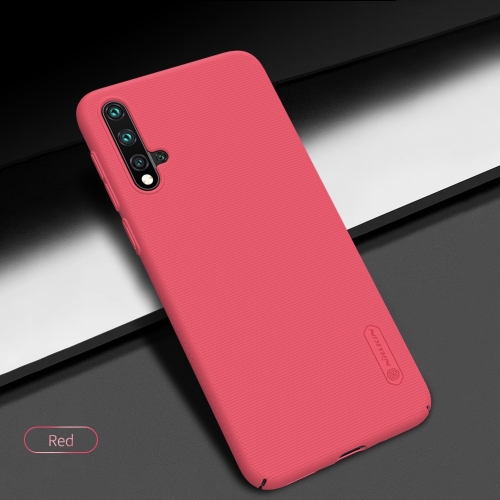 

NILLKIN Frosted Shield Concave-convex Texture PC Protective Case Back Cover for Huawei Nova 5 / Nova 5 Pro (Red)