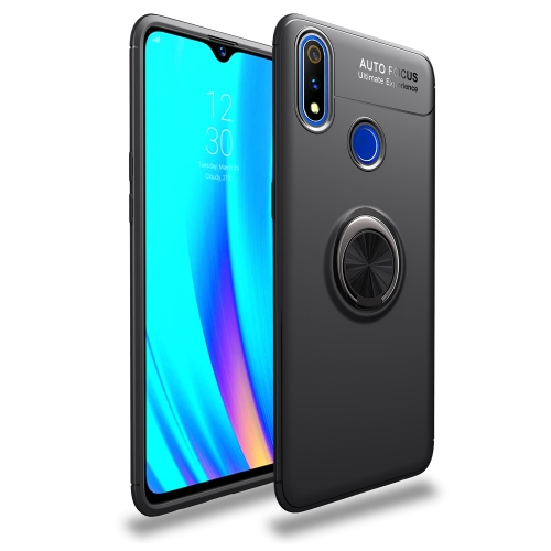 

Shockproof TPU Case for OPPO Realme 3 Pro, with Invisible Holder (Black)