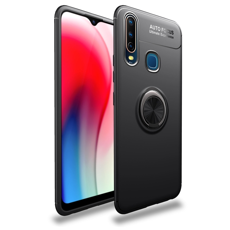 

Shockproof TPU Case for Vivo Y17 / Y3, with Invisible Holder(Black)