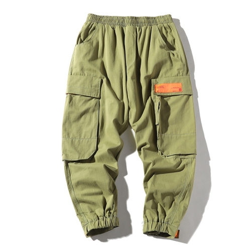 

Loose Tooling Casual Pants Trousers for Men (Color:Army Green Size:M)