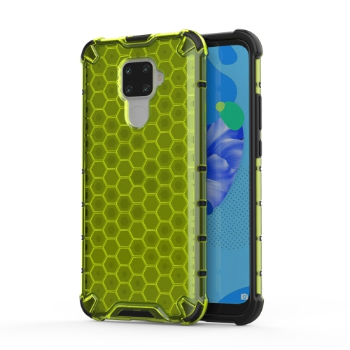 

For Huawei Nova 5i Pro / Mate 30 Lite Shockproof Honeycomb PC + TPU Case (Green)