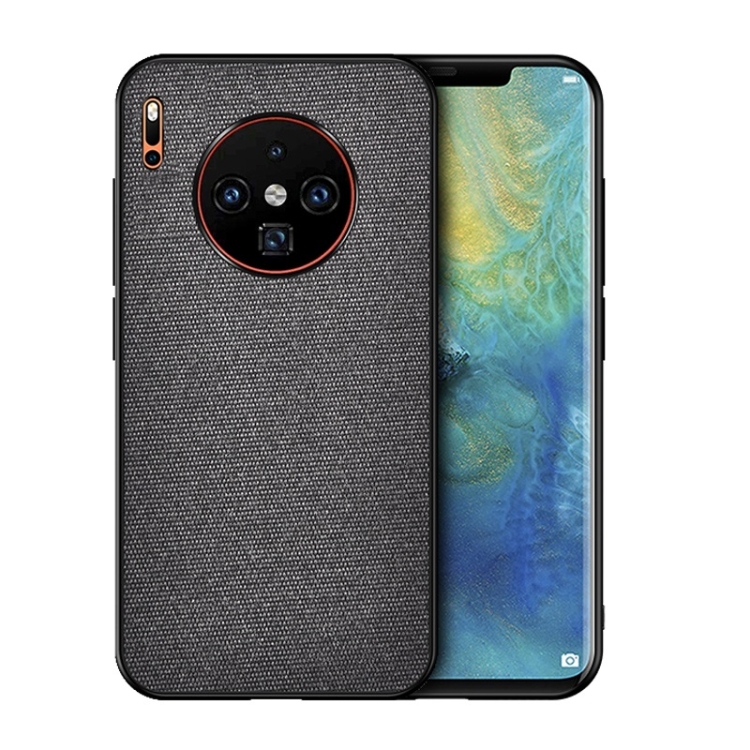 

For Huawei Mate 30 Pro Shockproof Cloth Texture PC + TPU Protective Case (Black)