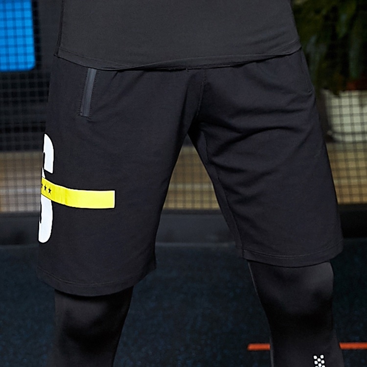 

SIGETU Letter Printed Sport Shorts