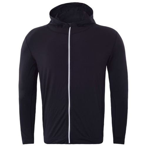 

SIGETU Men Sports Quick-drying Coat (Color:Black Size:XXL)