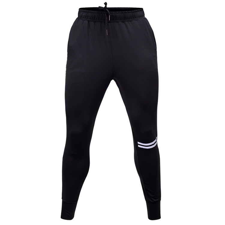 

SIGETU Men Quick-drying Elastic Sport Pants (Color:Black Size:S)
