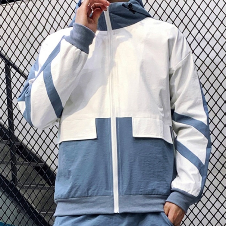 

Men Wild Thin Style Casual Jacket Coat (Color:Blue Size:M)