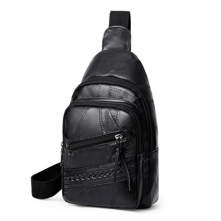 

Fashion Travel PU Single Shoulder Crossbody Bag Handbag Bags (Black)